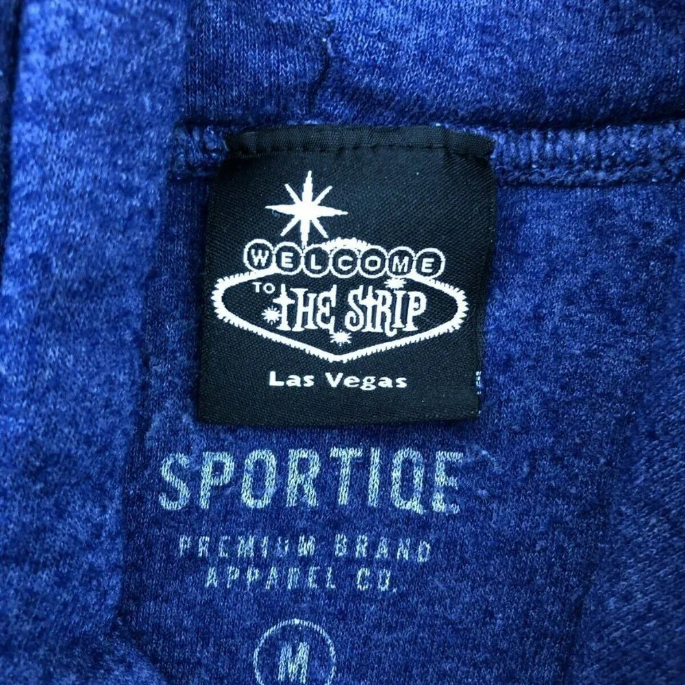 SPORTIQE Welcome to the Strip Hoodie Sweatshirt Men's MEDIUM Las Vegas Nevada‍‍